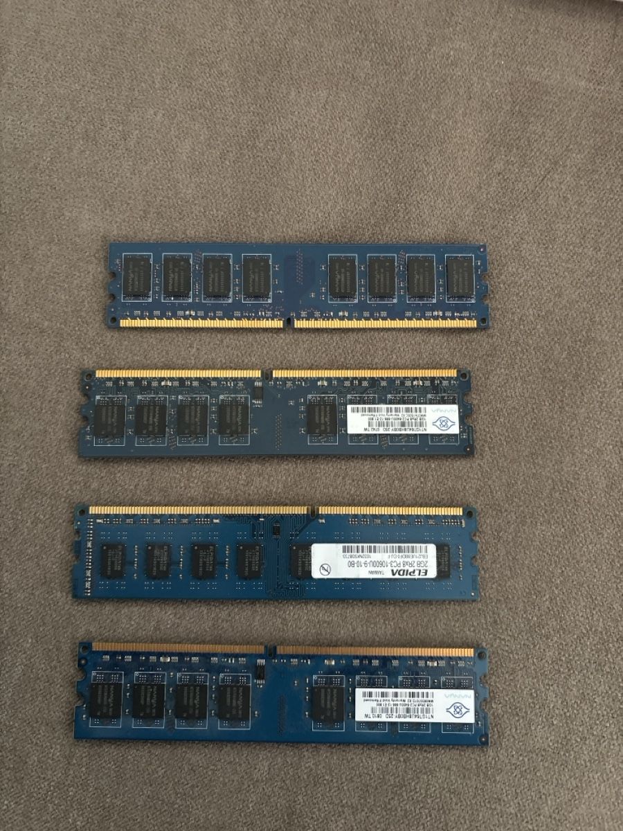 Memoria / RAM: RAM Modelle 2x2GB & 2x1GB – Usato da Niederlenz venduto da ali_npf8 1
