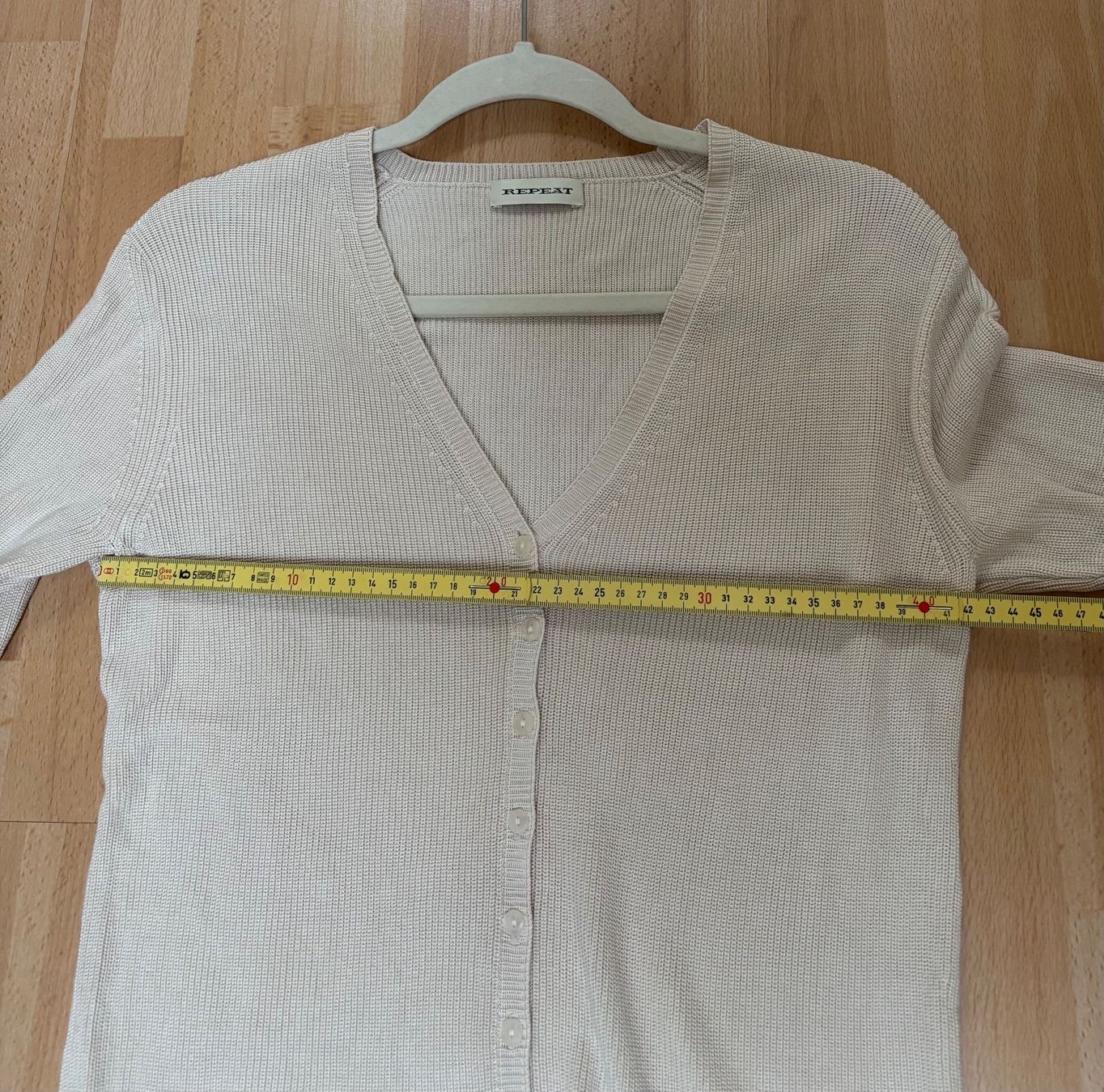 Repeat Giacche: Repeat - Strickjacke - 100% Seide - Ecru - Gr. 40 – Usato da Zofingen venduto da Justizia_01 1