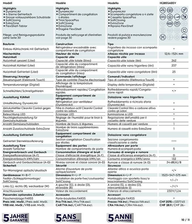 Electrolux Frigoriferi: Electrolux Kühlschrank IK285SAL links – Nuovo (secondo la descrizione) da Henggart venduto da EHG2019 1