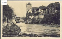 Brugg - Aare mit Römerbrücke