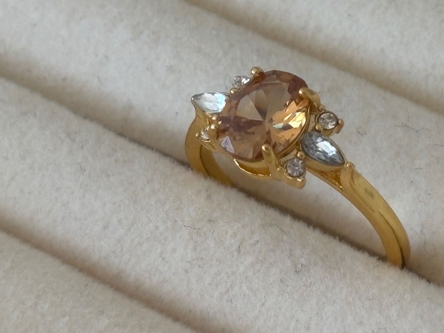 Anelli: Luxus Elegante Gr.19/9 Ring Farbe: Gold / – Nuovo (secondo la descrizione) da Biel-Bienne venduto da Roserosse13 3