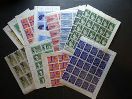 Sammlung mit Bogenteilen meist postfrisch ab Fr. 1.-