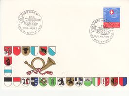 Sonderstempel S. 614 Aarau 1966