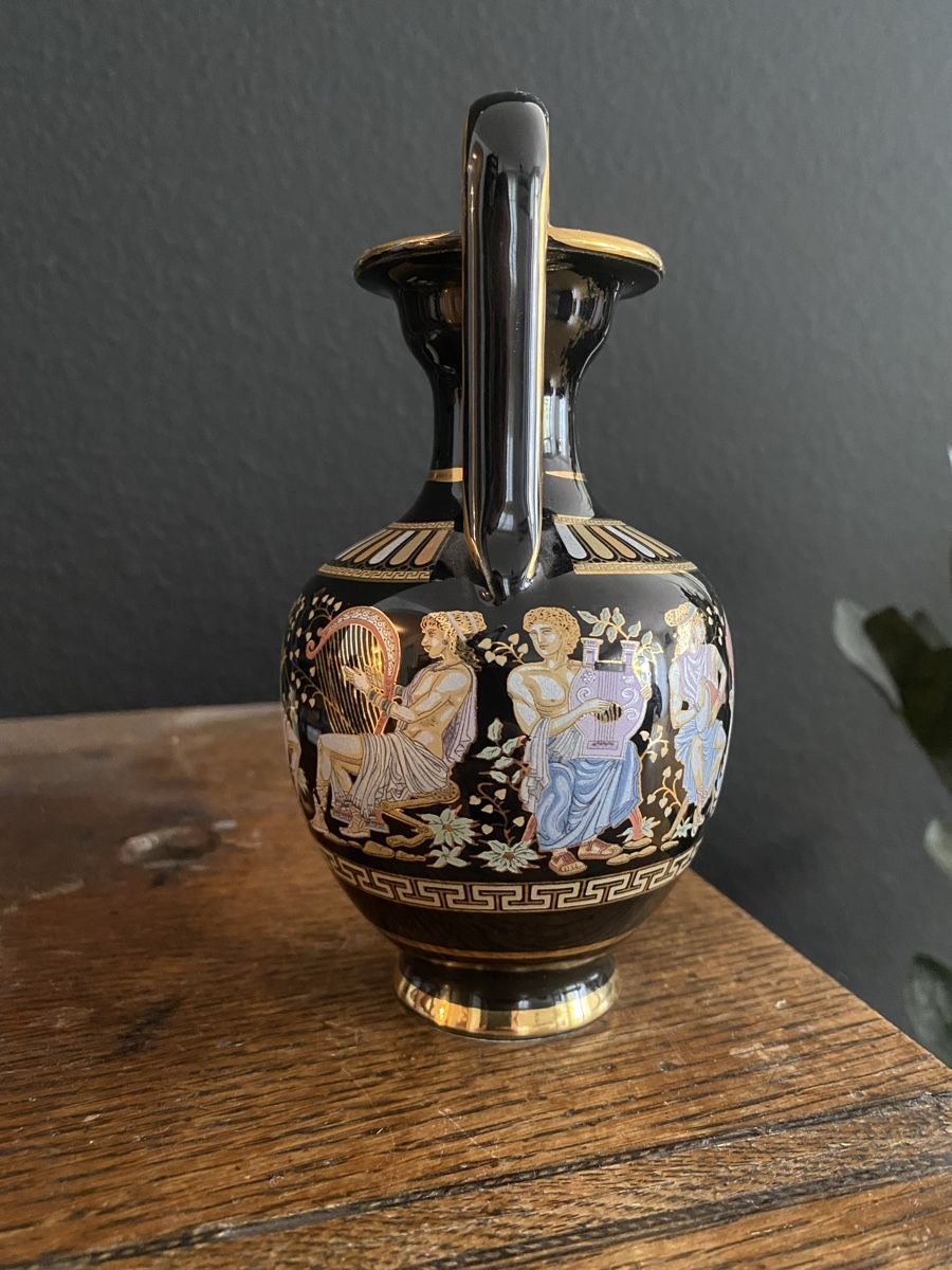 Vasi & Recipienti: Griechische Vase 24 Karat Gold – Nuovo (secondo la descrizione) da Möhlin venduto da Devilspunchbowl 2