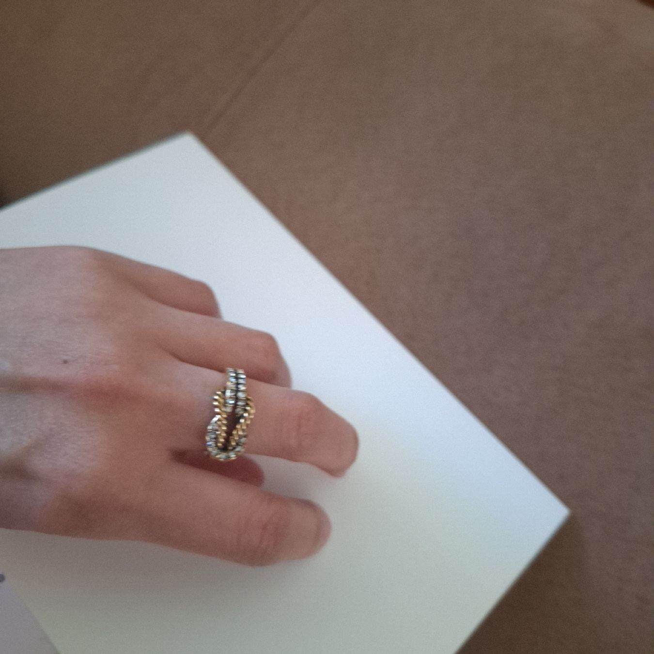 Anelli: Versand möglich.  Eleganter Ring, Gr. 58, Swarovski – Usato da Winterthur venduto da Goldpipau 7