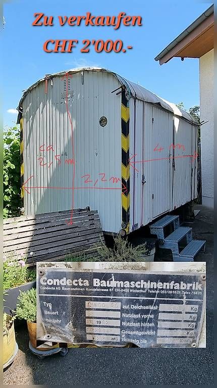 Remorques: Bauwagen – D'occasion à Birrwil par abyk