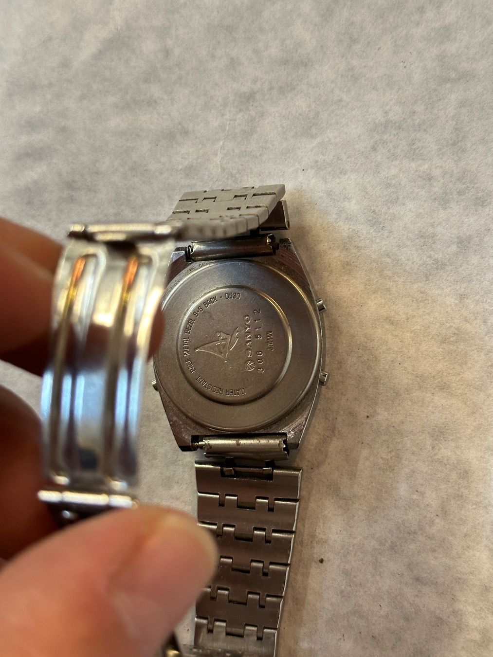 Sanyo Orologi: Vintage Uhr Sanyo 308 5112 – Usato da Reiden venduto da Zofi-Brocki 1
