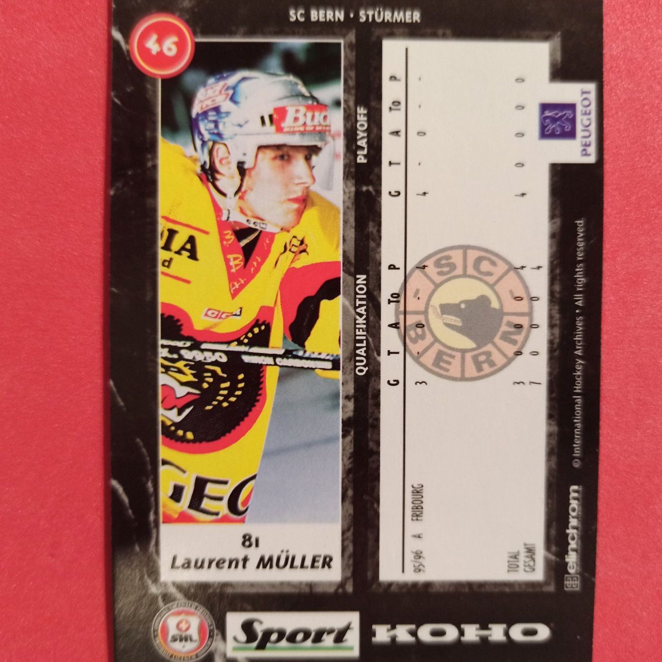 Carte collezionabili: Laurent Müller - SCB - 1996/97 – Usato da Dübendorf venduto da kb86_MOVIE 1