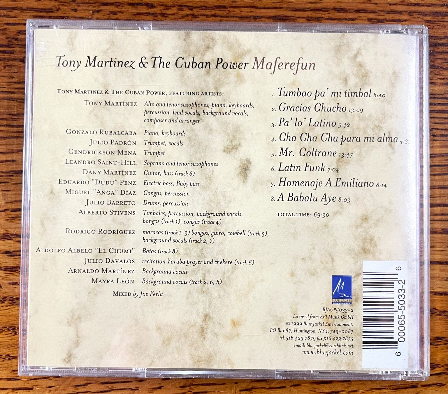 CDs: Tony Martinez & The Cuban Power: Maferefun CD – Gebraucht aus Oftringen von Vucki 1
