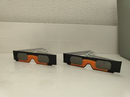 Sonnenfinsternisbrillen 2 Stk. Solar Eclipse Brillen neu