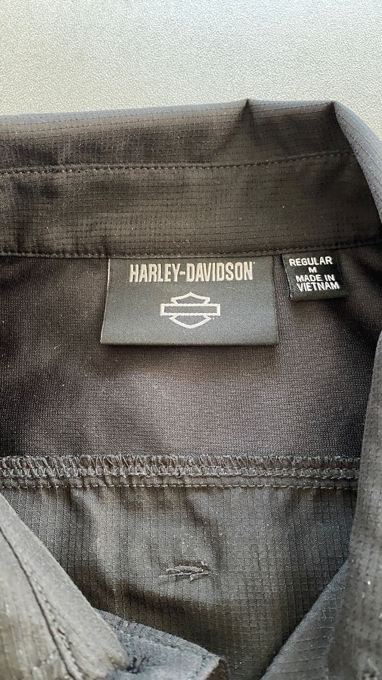 Harley-Davidson Camicie: Chemise Harley Davidson noire taille M – Usato da Meyrin venduto da Abac007 2