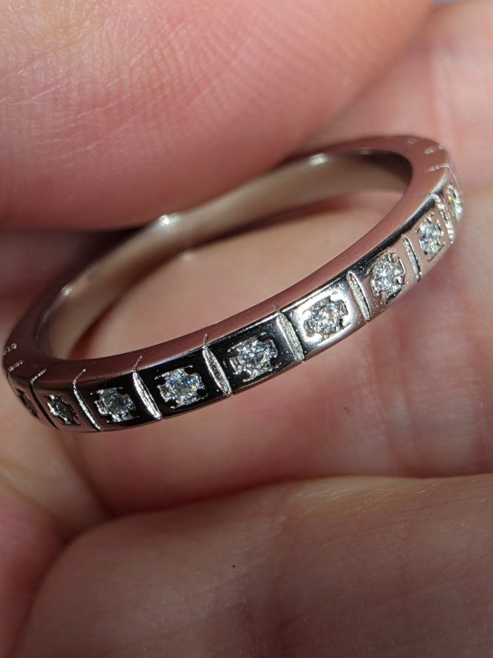 Bagues: Bague argent avec diamants de moissanite certifiés GRA – Neuf avec emballage d'origine à Reconvilier par Tsma67 5