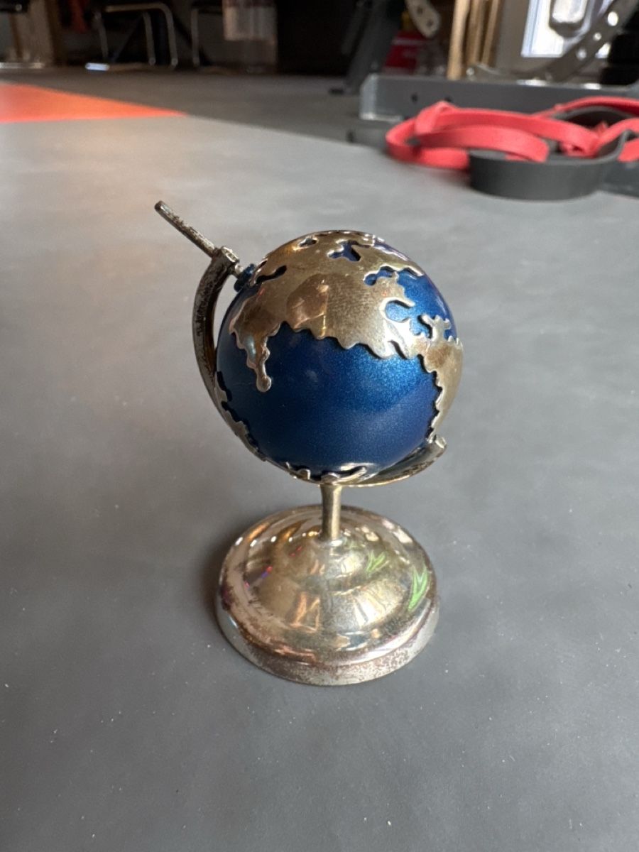 Sonstige Dekorationen & Accessoires: Vintage Sterling SILVER 925 Globe - Bells Inside  w Rotation – Gebraucht aus Pâquier-Montbarry von ada_w658