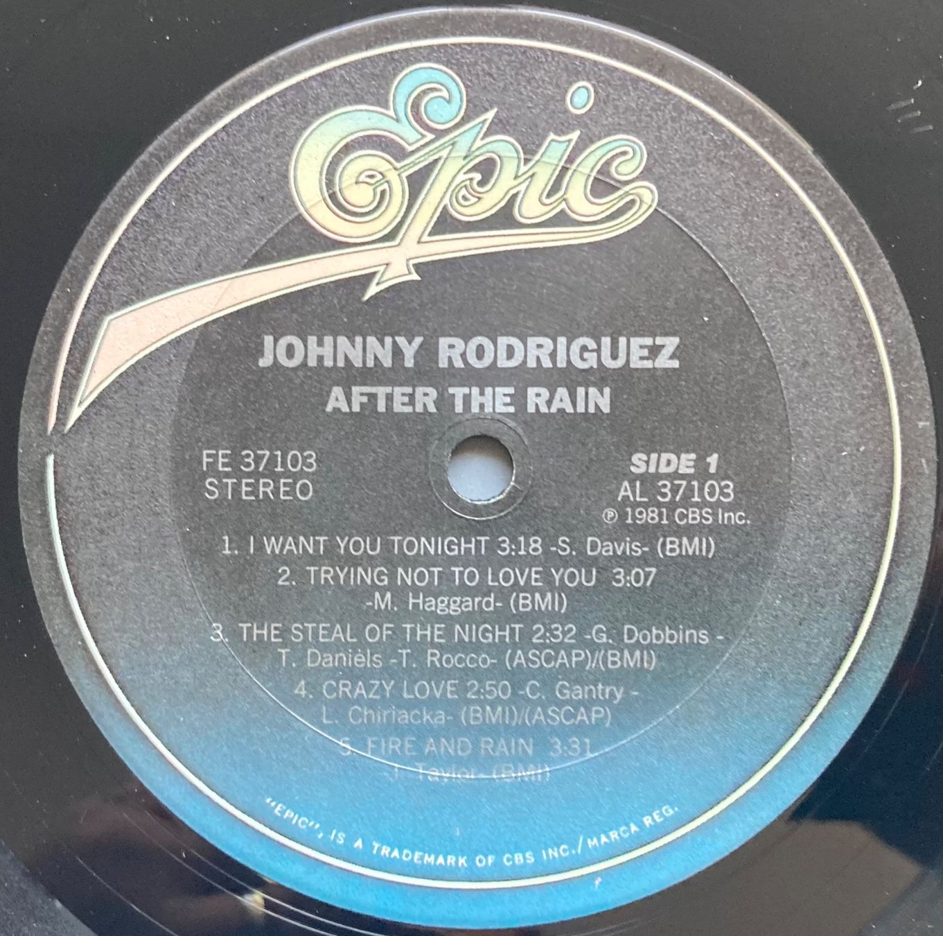 Vinyles: JOHNNY RODRIGUEZ - AFTER THE RAIN – D'occasion à Poliez-Pittet par Newtown-Records 2