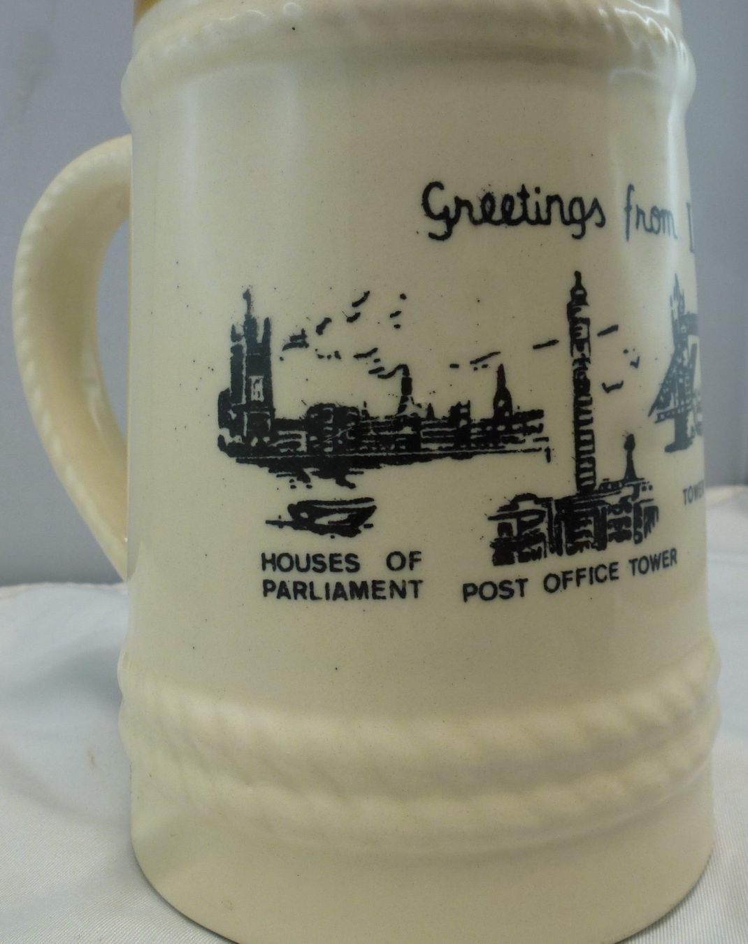 Gläser: Bier-Humpen Greetings from LONDON – Gebraucht aus Murgenthal von B.StM 2