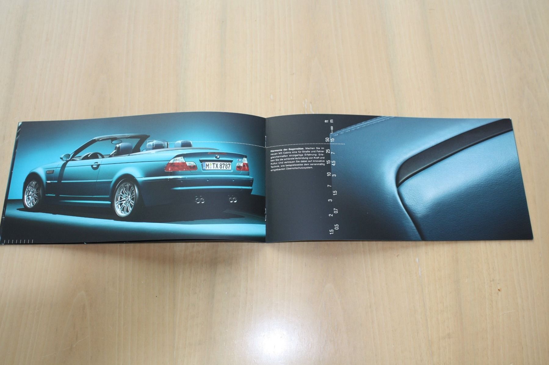 BMW Documenti: BMW M3 Cabriolet E 46 Prospekt 2001 – Usato da Wikon venduto da erwin400 3