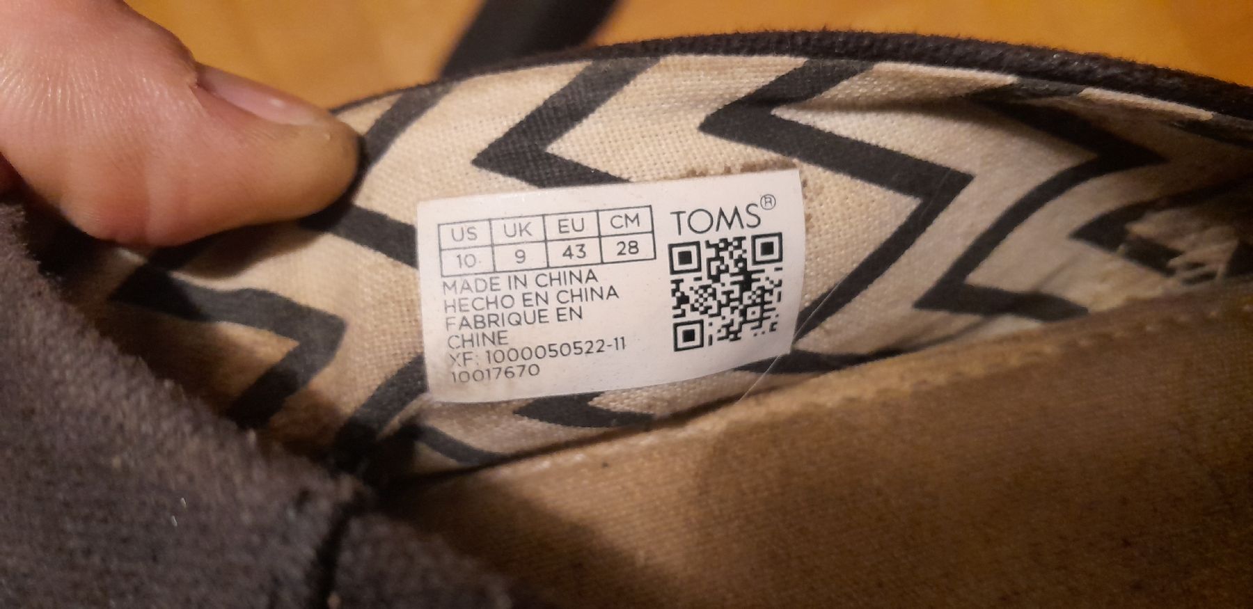 Toms Chaussures hommes: Toms 43 – D'occasion à Lausanne par Esbraf1 2
