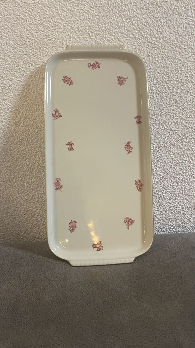 Plateaux: Cakeplatte Kuchenplatte Langenthal 1952 Blumenmuster  – D'occasion à Zürich par Timi80 2