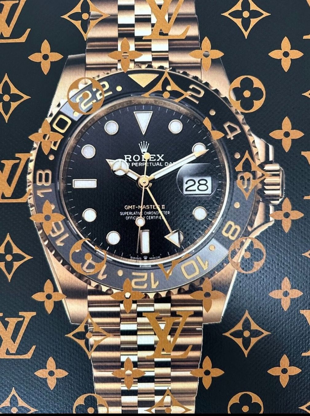 Poster & Bilder: Death: Vuitton Rolex GMT Master, signiert 79/100 – Neu und originalverpackt aus Gümligen von icvo_watches 1