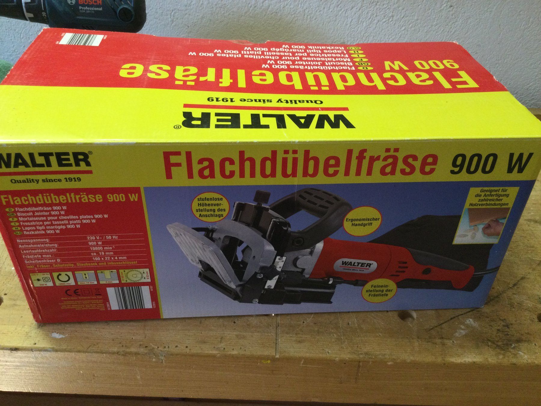 Alle Maschinen: Flachdübelfräser 900 W – Gebraucht aus Aarwangen von hescho54