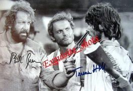 Bud Spencer - Terence Hill  Autogramm KULT