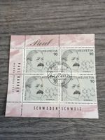 Briefmarken Paul Karrer Nobelpreis 1937 4x90Rp