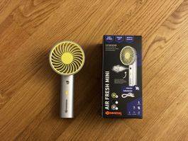 Portabler Mini Ventilator mit Lufterfrischer - neuwertig