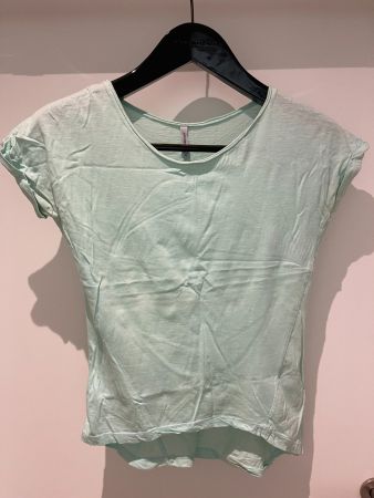 T-Shirt in Mintgrün, Grösse XS