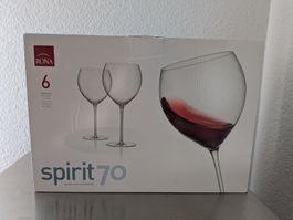 5x Rona Spirit 70 Weingläser (Burgunder)