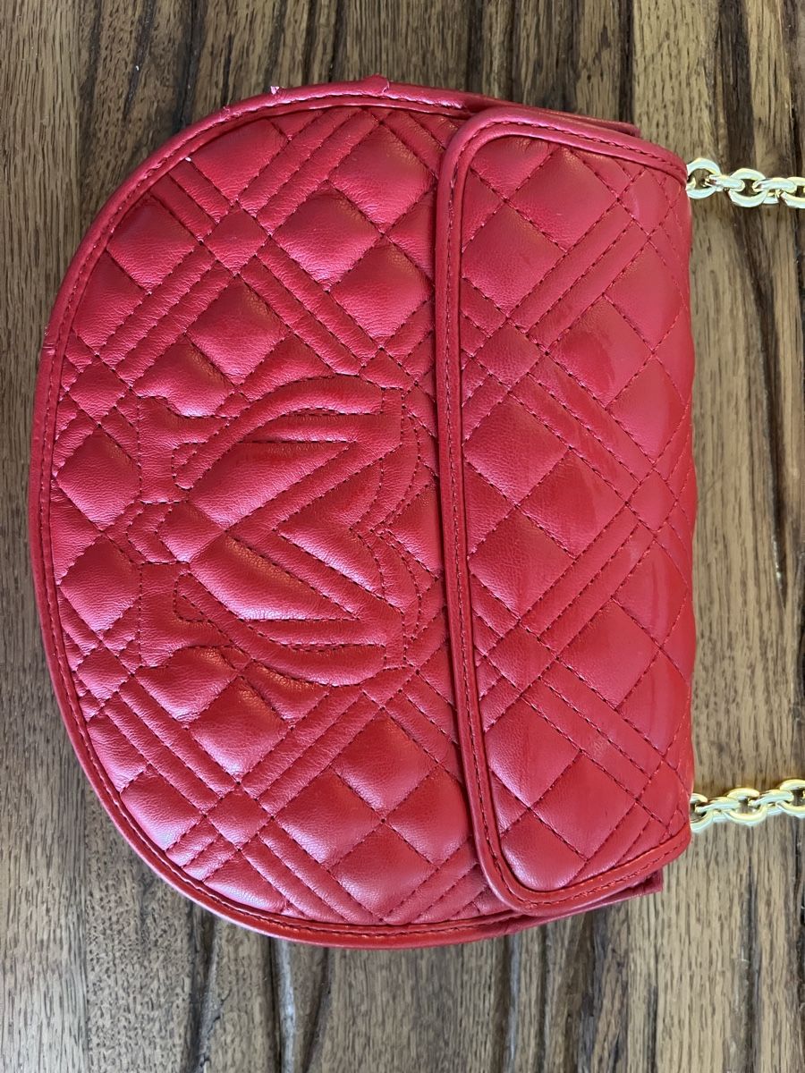 Moschino Borse da donna: Love Moschino Tasche rot mit Kette – Usato da Chur venduto da ZATO 7