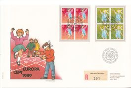 SBK 775 - 776 im 4er-Block FDC Grossbrief