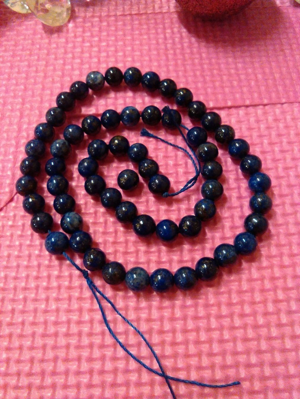 Catenine: STRAND LAPISLAZULI;;BLAU UND WEISS – Nuovo (secondo la descrizione) da Basel venduto da bijoutrie_4 6
