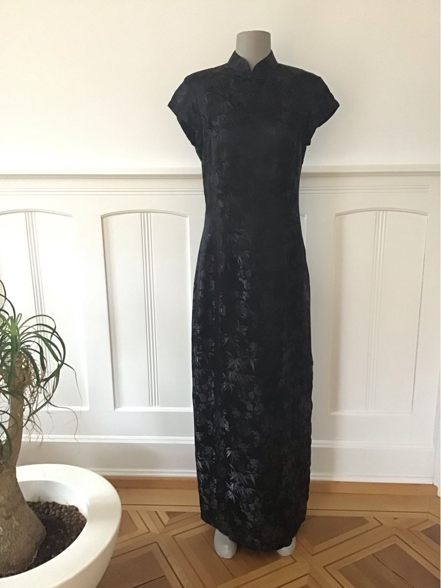Kleider: Abendkleid Ao Dai, schwarz, Gr. 36-36/S-M – Gebraucht aus Zürich von Balanca 2