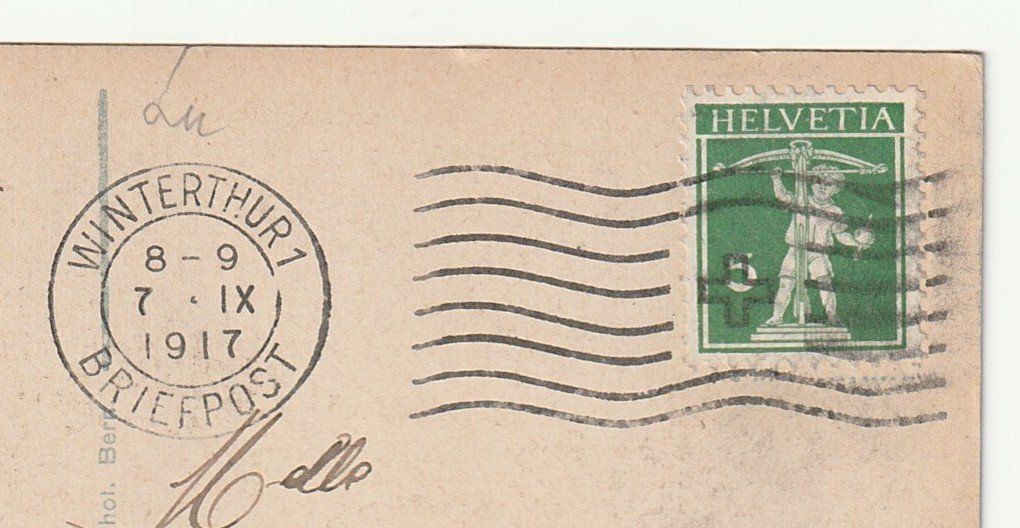 Cartes postales: Ansichtskarte Winterthur Generalsicht 08.09.1917 – D'occasion à St. Gallen par Ricardo_Deals 2