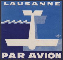 Flugspende 1926.5, LAUSANNE PAR AVION