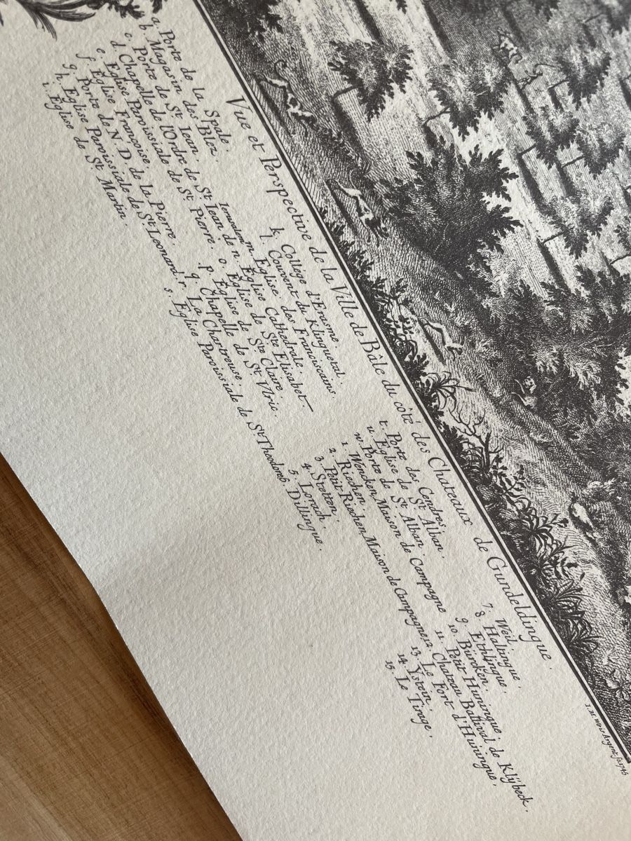 Foto & Immagini: Bild / evtl. Stahlstich von Basel – Usato da Rümlang venduto da euqinom16 4