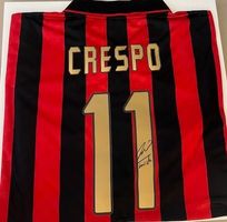 Maglia AC Milan Crespo autografata + COA