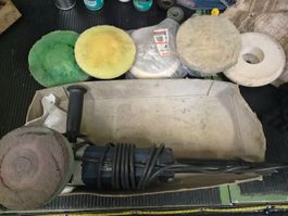 Poliermaschine 230V mit diversem Zubehör