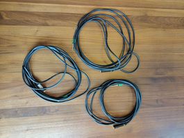 Audiokabel Jack M to Jack W 5m (3 Stück)