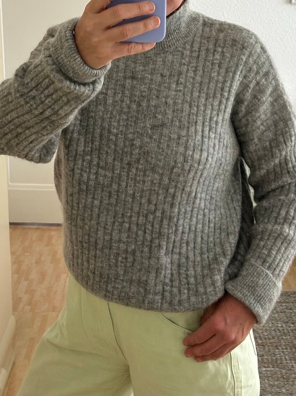 H&M Maglioni & Felpe: Grauer H&M Pulli, Mohair Wollpullover, Pullover, M 38 – Usato da Zürich venduto da DepotCharity 1