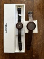 2 VONTAGE TISSOT auf holz, ein neu ein benutzt
