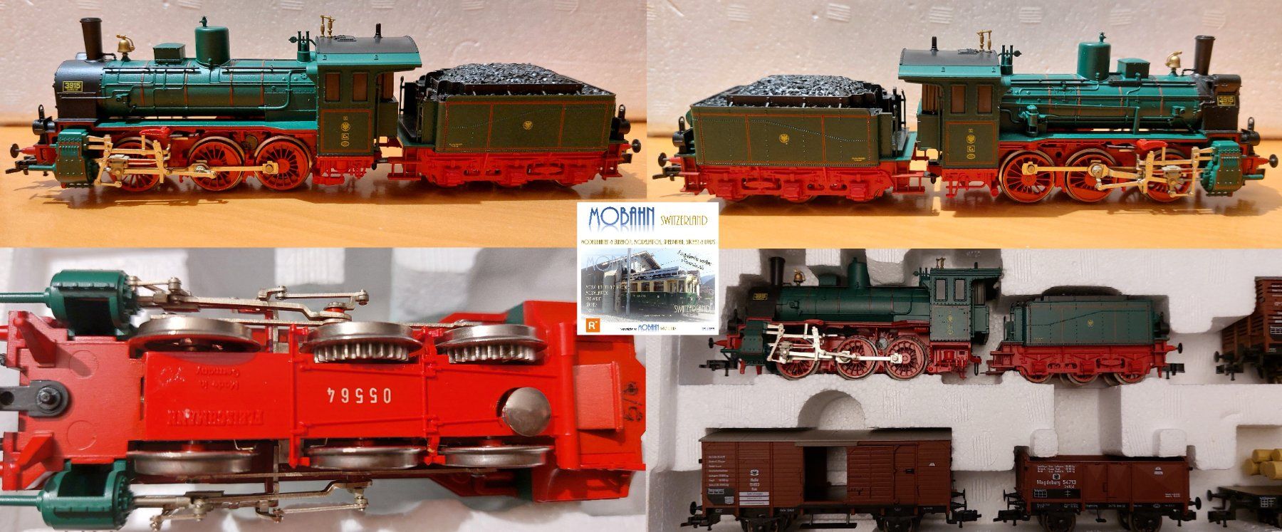 Fleischmann Modelleisenbahnen: Fleischmann 4883 - Dampfzug mit C4 der K.P.E.V. – Neu (gemäss Beschreibung) aus Rotkreuz von MOBAHN-1zu87 2