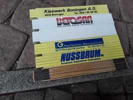 6 Stück Meter / Zollstock