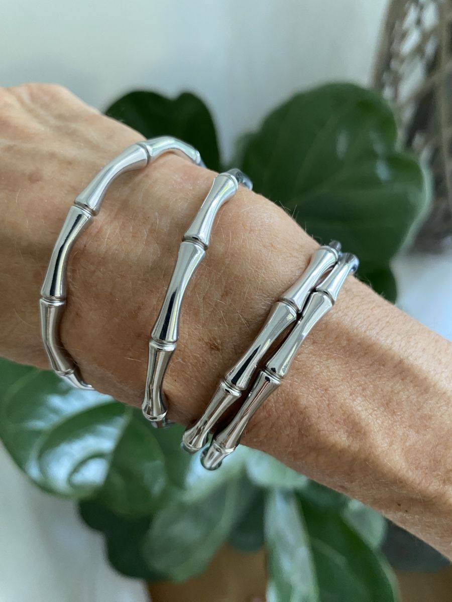 Bracciali & Braccialetti: 3  bambus stainless steel cuffs – Usato da adliswil venduto da PRELOVED_ 1