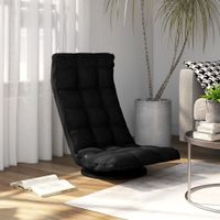 Sessel Drehbar Schwarz Stoff
