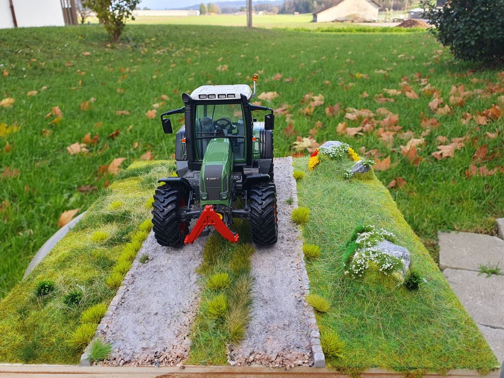 Diorama 1:32 Landwirtschaft Feldweg passt zu Fendt Siku UH | Kaufen auf
