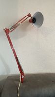 Rote Vintage Architektenlampe Tischlampe rot verstellbar