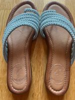 Sandalen / Sommerschuhe/ Blau / Strasssteine / Grösse 40
