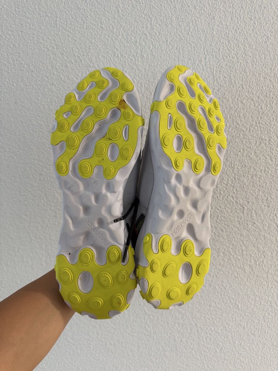 Nike Scarpe da uomo: Nike React Element 55 white grey yellow – Usato da Gränichen venduto da Domsiiiii 5