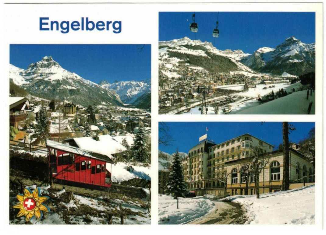 Cartoline postali: Engelberg - 3 Bild AK – Usato da Binningen venduto da Mountainrider